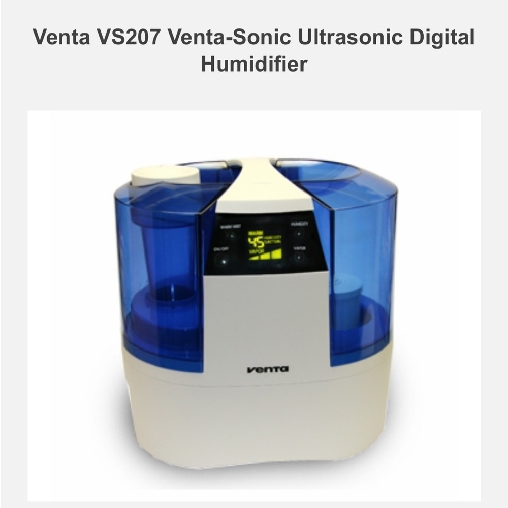 VS207 Blue and White Ultrasonic Digital Humidifier
